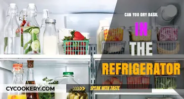 How to Dry Basil in the Refrigerator: A Simple Guide