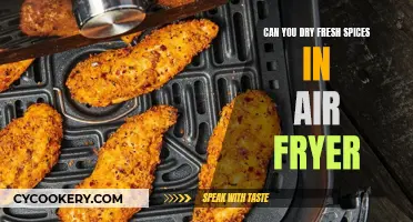 Air Fryer Magic: Drying Fresh Spices Quickly