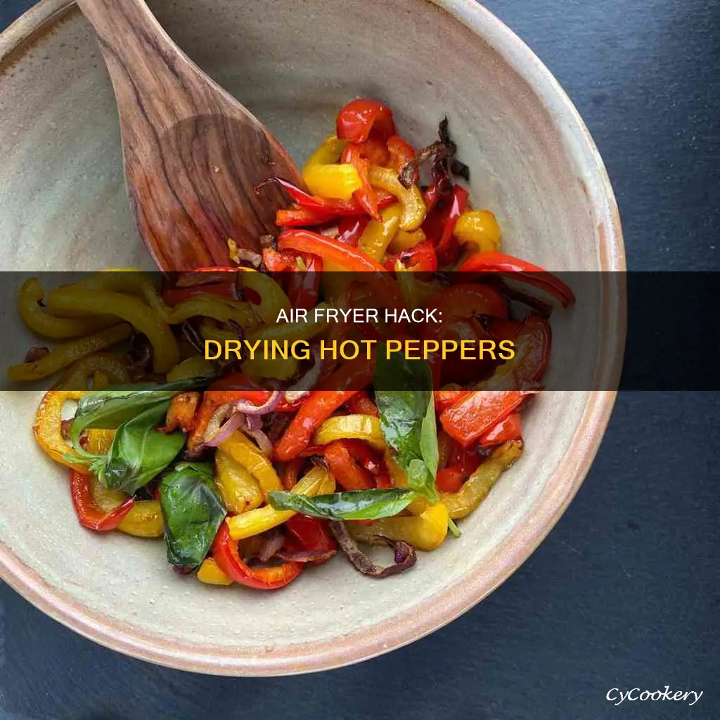 can you dry hot peppers in an air fryer