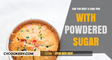 How to Dust a Cake Pan with Powdered Sugar