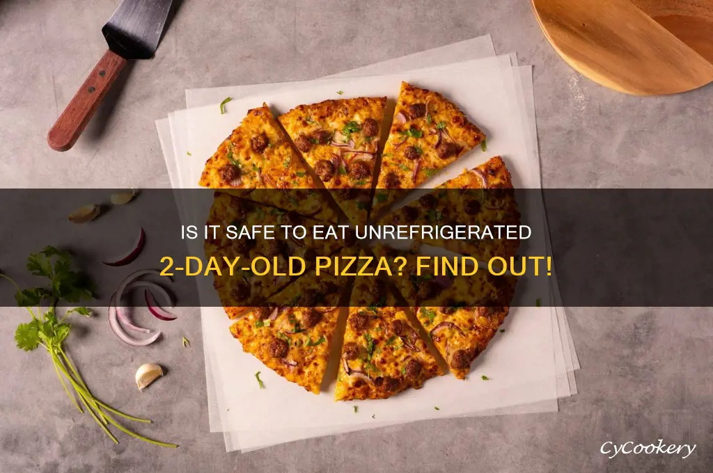 can you eat 2 day old pizza not refrigerated