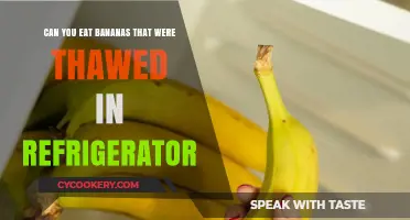Thawed Bananas in the Fridge: Safe to Eat or Not?