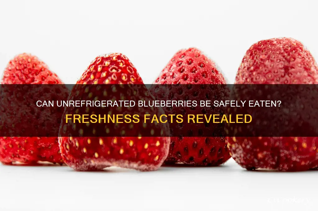can you eat blueberries that were not refrigerated