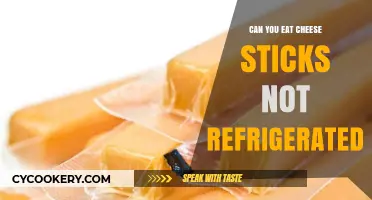 Can You Safely Eat Unrefrigerated Cheese Sticks? Find Out Here