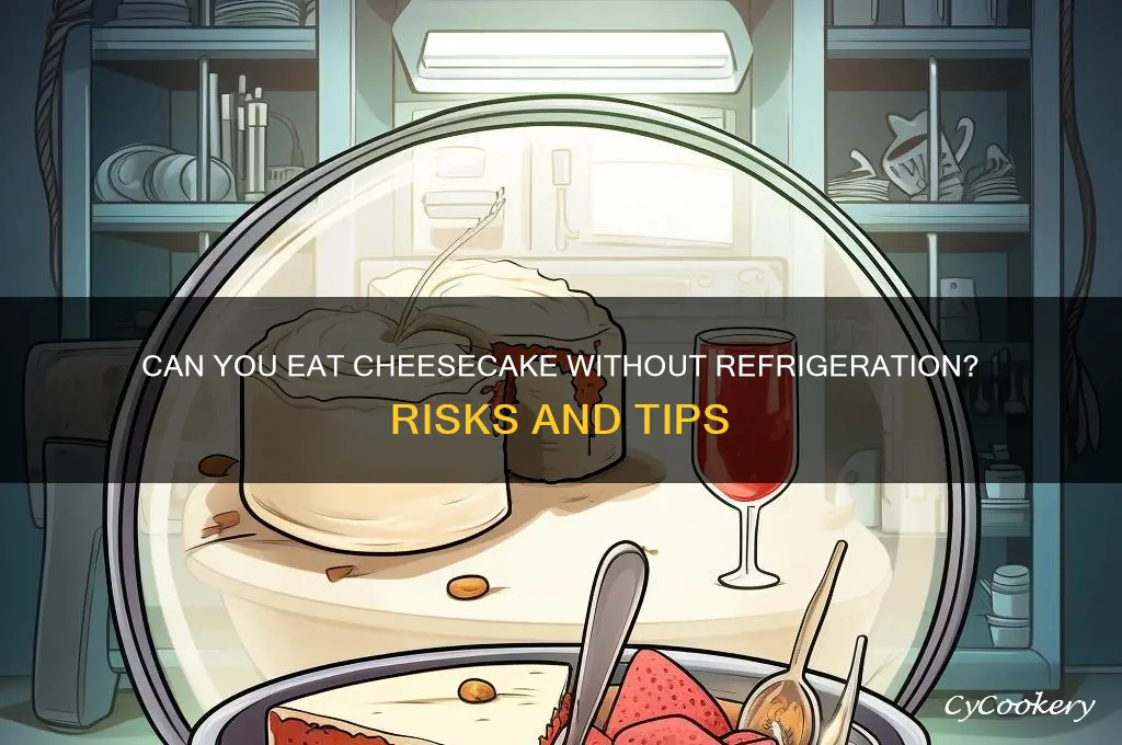 can you eat cheesecake not refrigerated