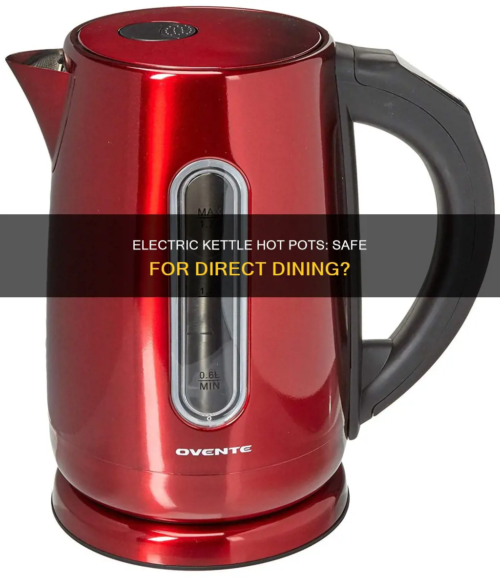 can you eat directly from an electric kettle hot pot