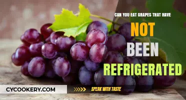 Unrefrigerated Grapes: Safe to Eat or Risky Choice?