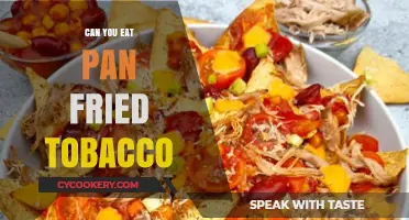 Exploring the Edibility of Pan-Fried Tobacco