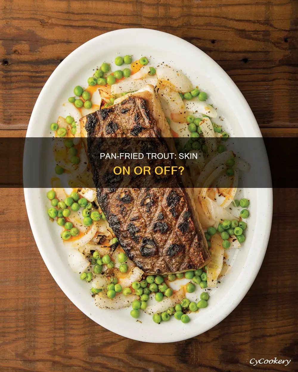 can you eat pan fried trout with the skin