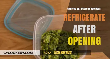 Pesto Storage: Can You Safely Eat Unrefrigerated Pesto After Opening?