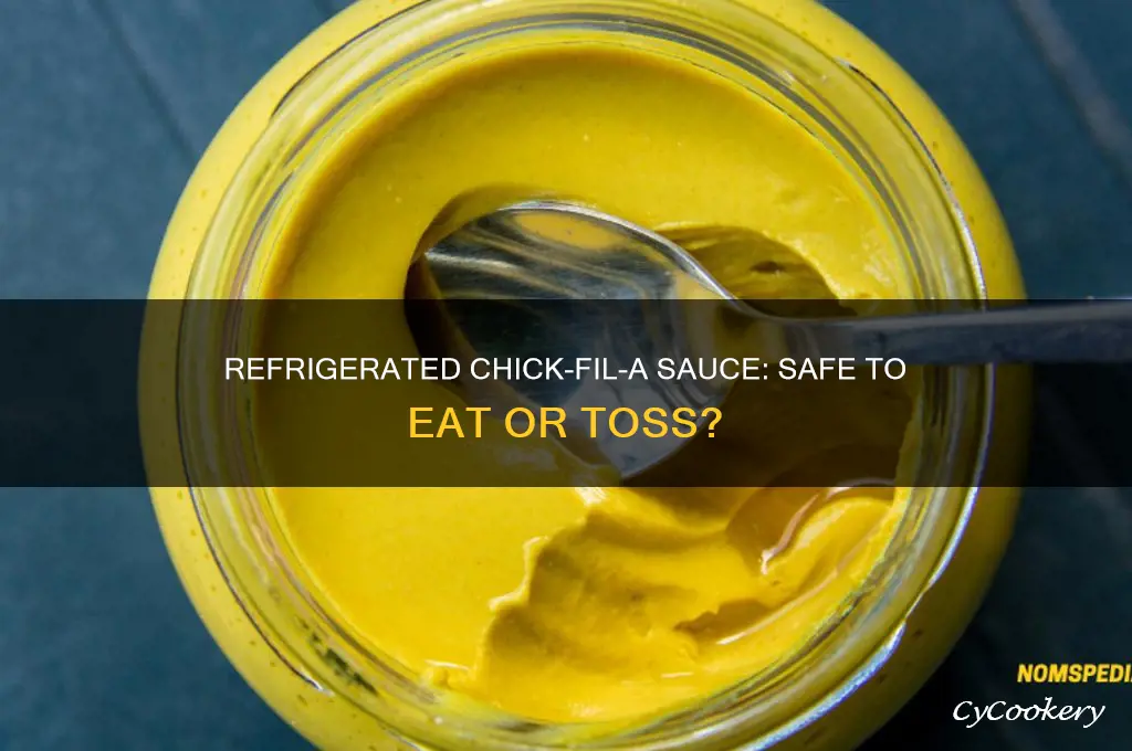 can you eat refrigerated chick fil a sauce