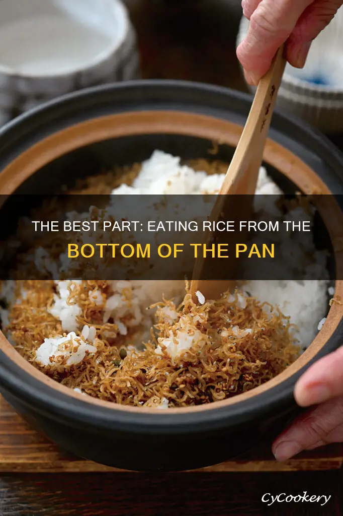 can you eat rice bottom pan
