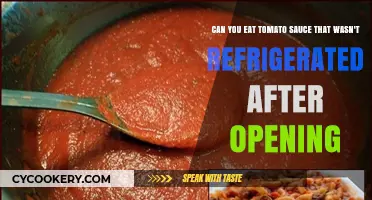 Is It Safe to Eat Unrefrigerated Tomato Sauce After Opening?