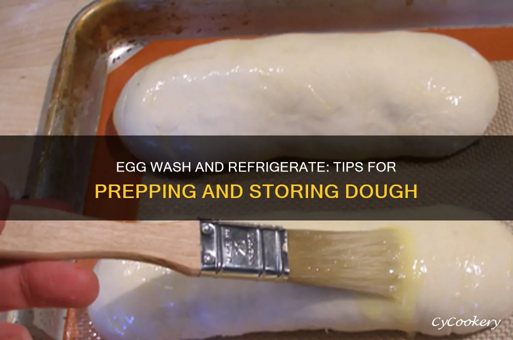 can you egg wash and refrigerate
