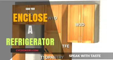 Enclosing a Refrigerator: Creative Solutions and Practical Considerations
