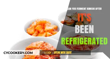 Reviving Refrigerated Kimchi: Can You Restart Fermentation After Chilling?