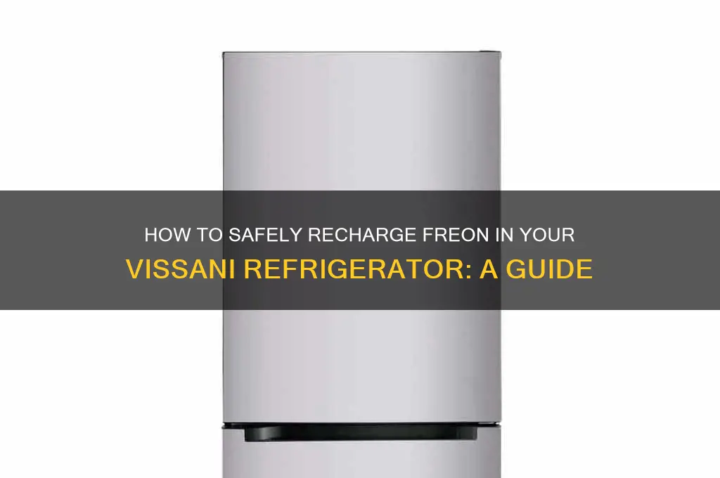 can you fill freon on a vissani refrigerator