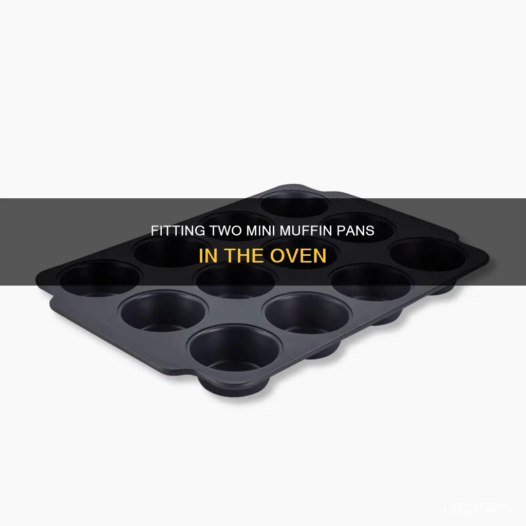 can you fit 2 mini muffin pans in the oven