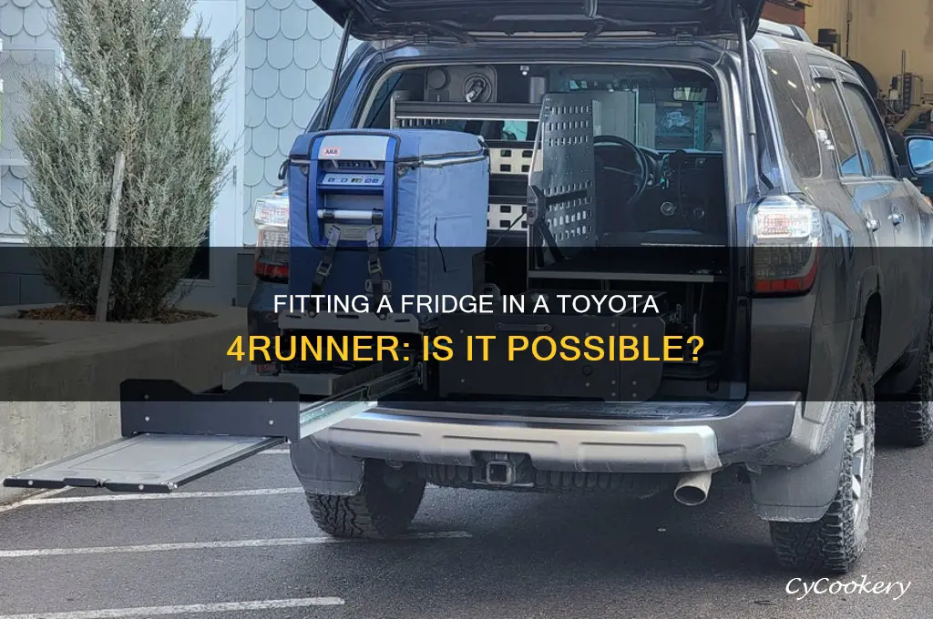 can you fit a refrigerator in a toyota 4runner