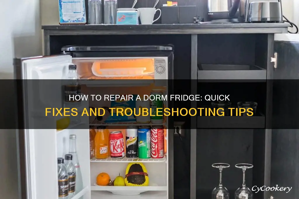 can you fix a dorm refrigerator