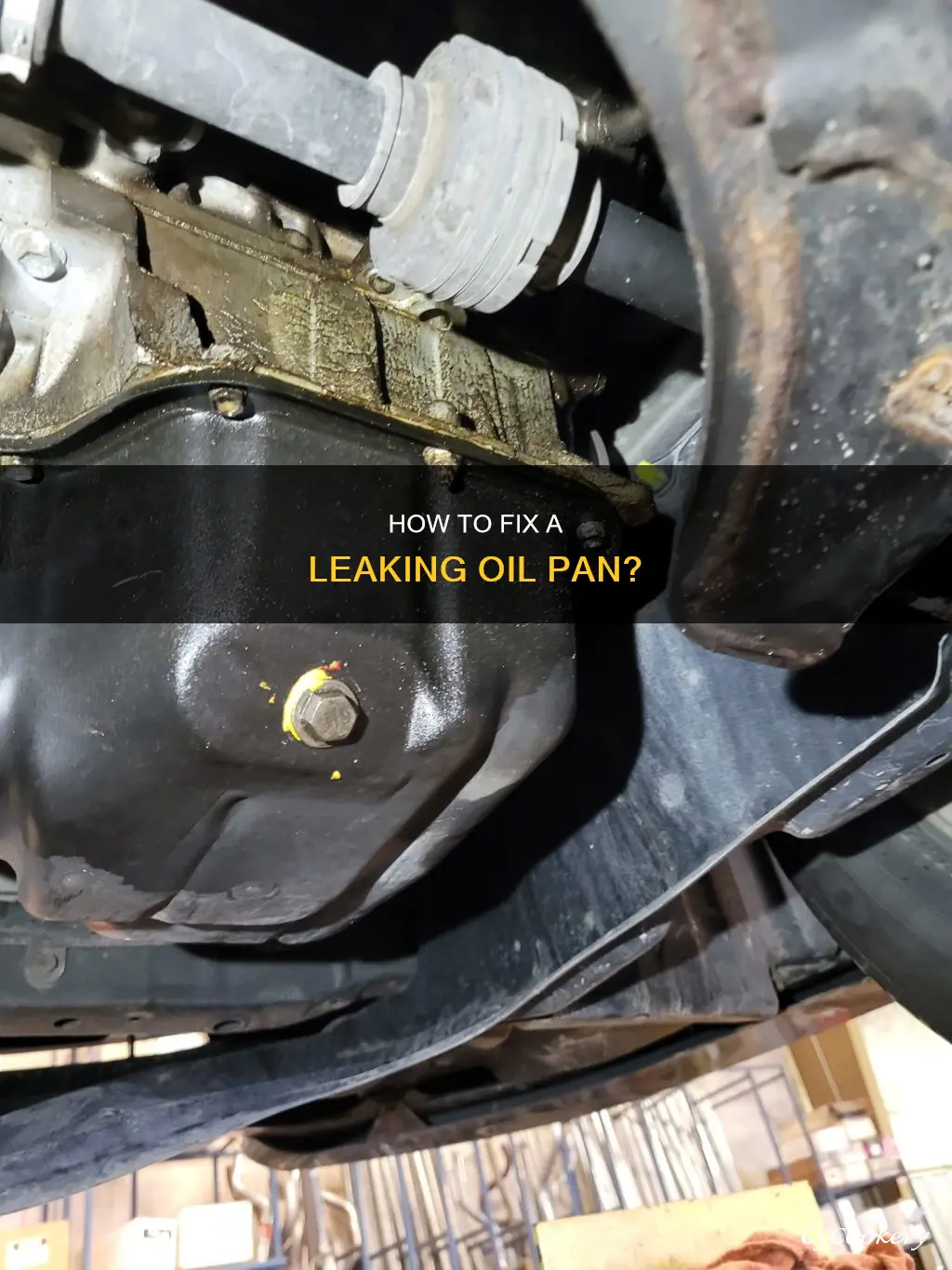 can you fix a leaking oil pan