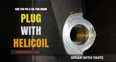 How to Fix an Oil Pan Drain Plug with Helicoil?