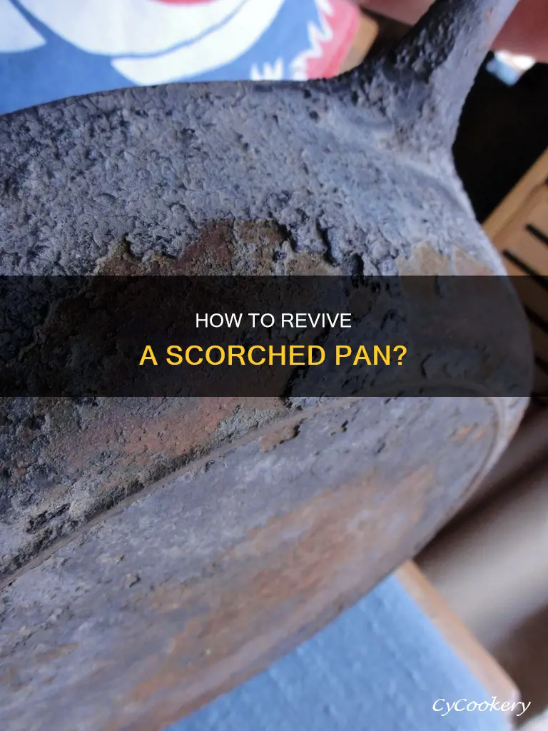 can you fix a scorched pan