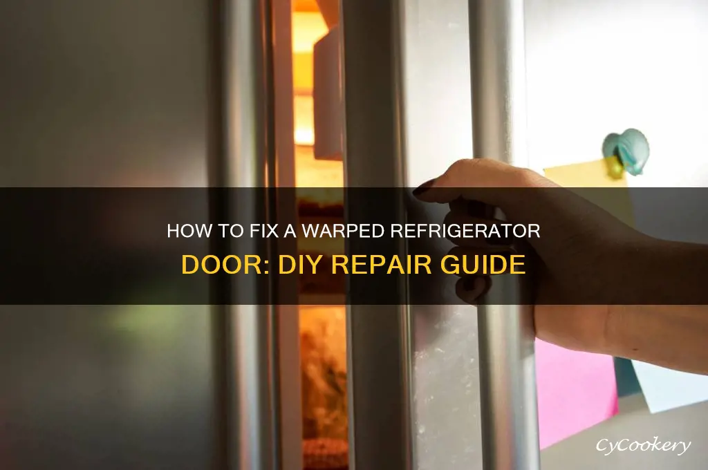 can you fix a warped refrigerator door