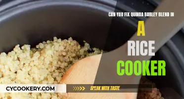 How to Cook Quinoa Barley Blend in Rice Cooker