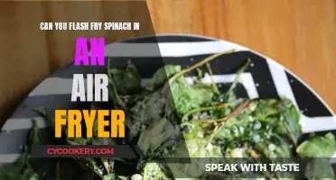 Flash-Frying Spinach: Air Fryer Magic