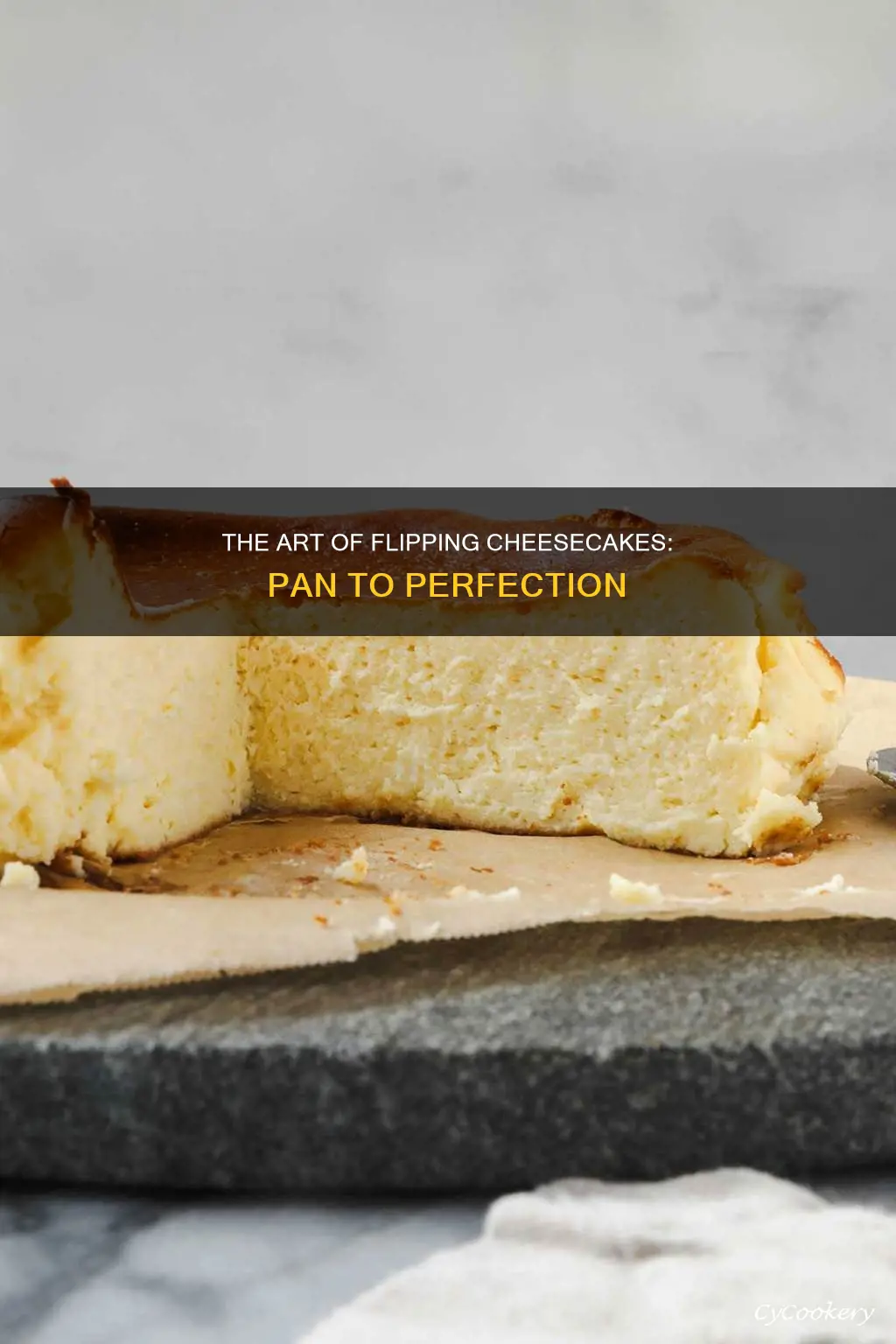 can you flip a cheesecake out of a pan