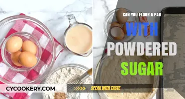 How to Flour a Pan with Powdered Sugar?