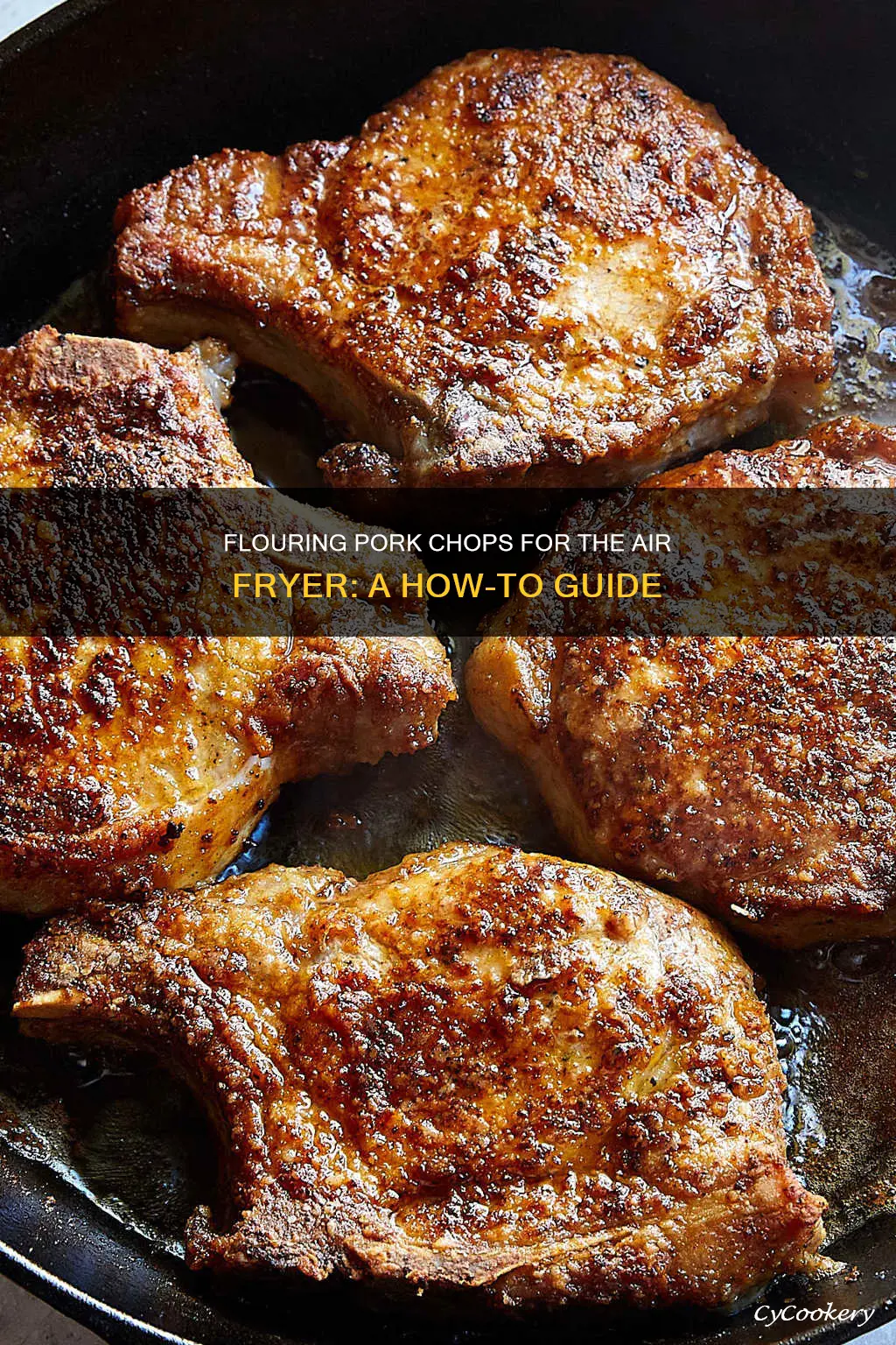 can you flour pork chops in an air fryer