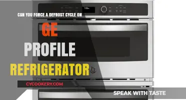How to Manually Trigger Defrost Cycle on GE Profile Refrigerator