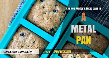 Freezing Baked Cakes: Metal Pan Do's and Don'ts