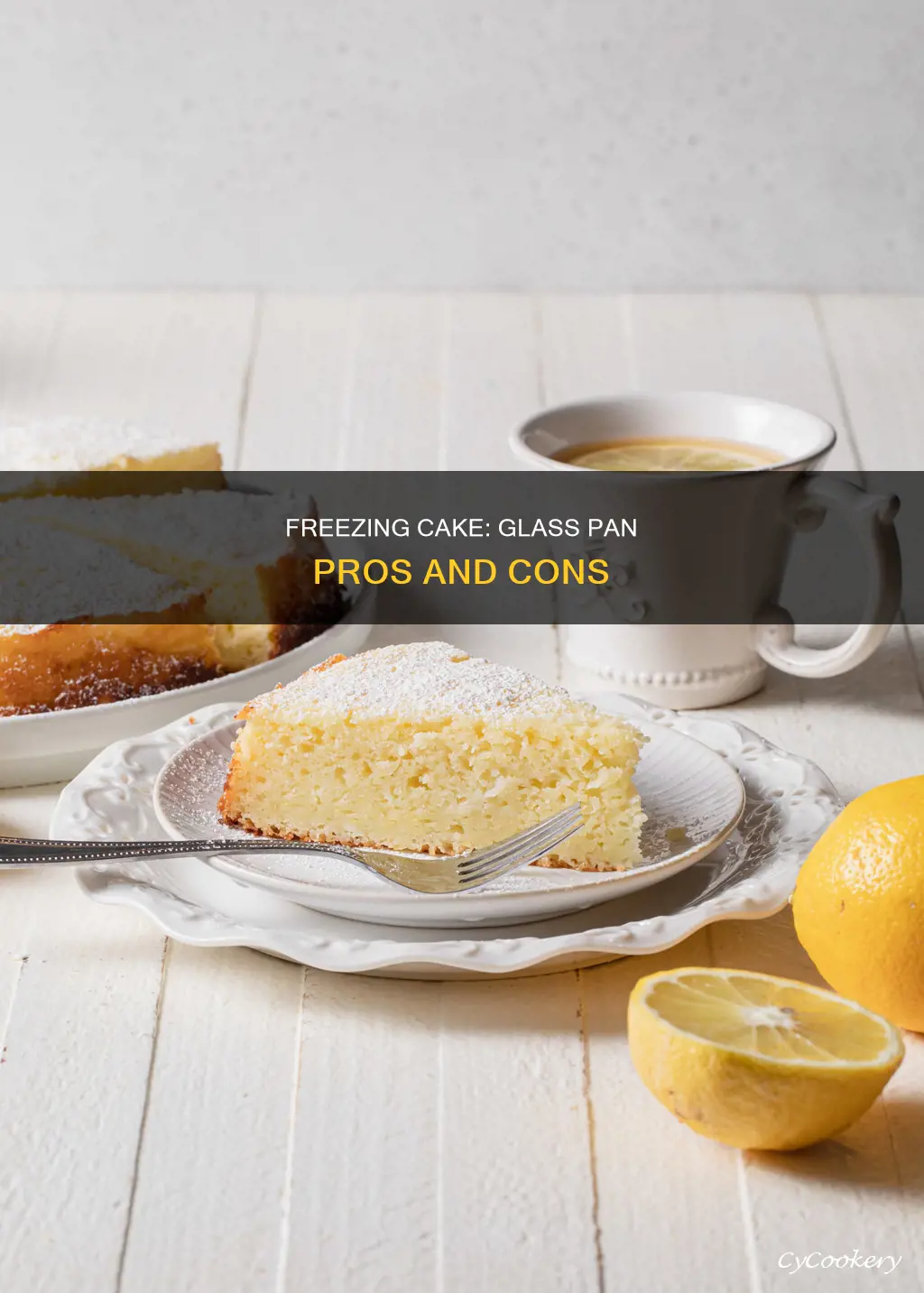 can you freeze a cake in a glass pan