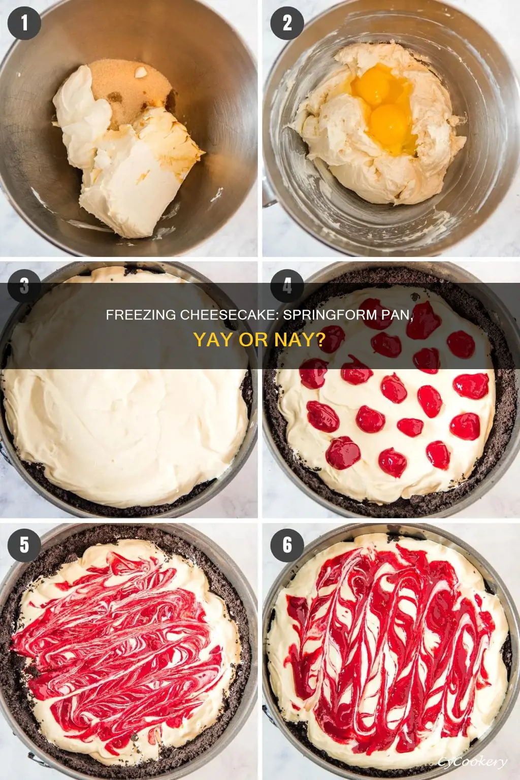 can you freeze a cheesecake in the springform pan