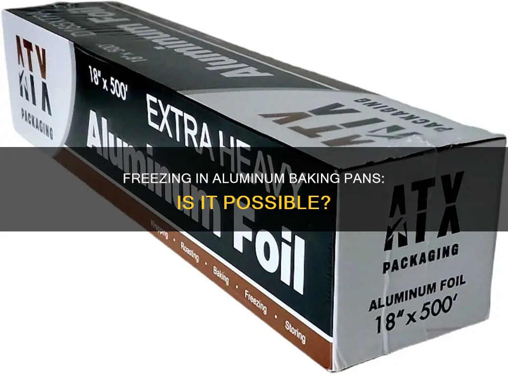 can you freeze aluminum baking pans