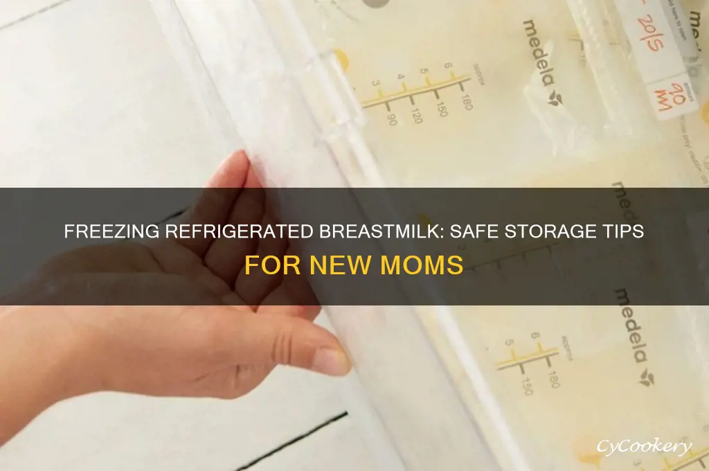 can you freeze breastmilk that has been in the refrigerator
