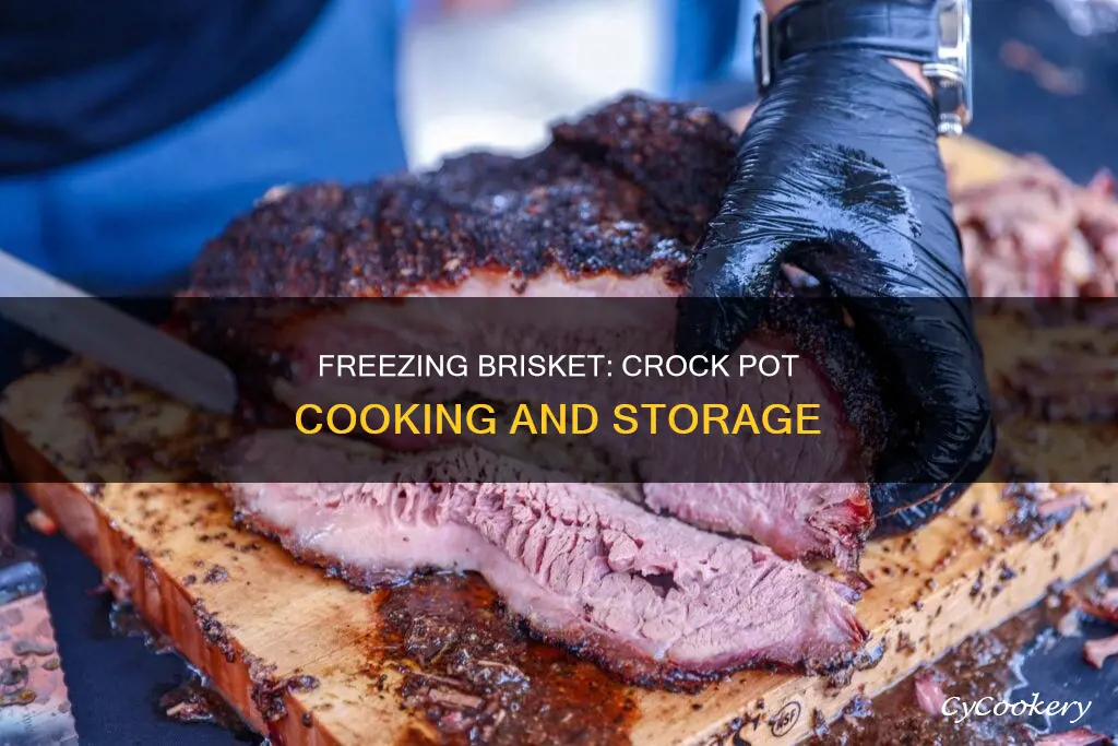 can you freeze brisket cooked in a crock pot