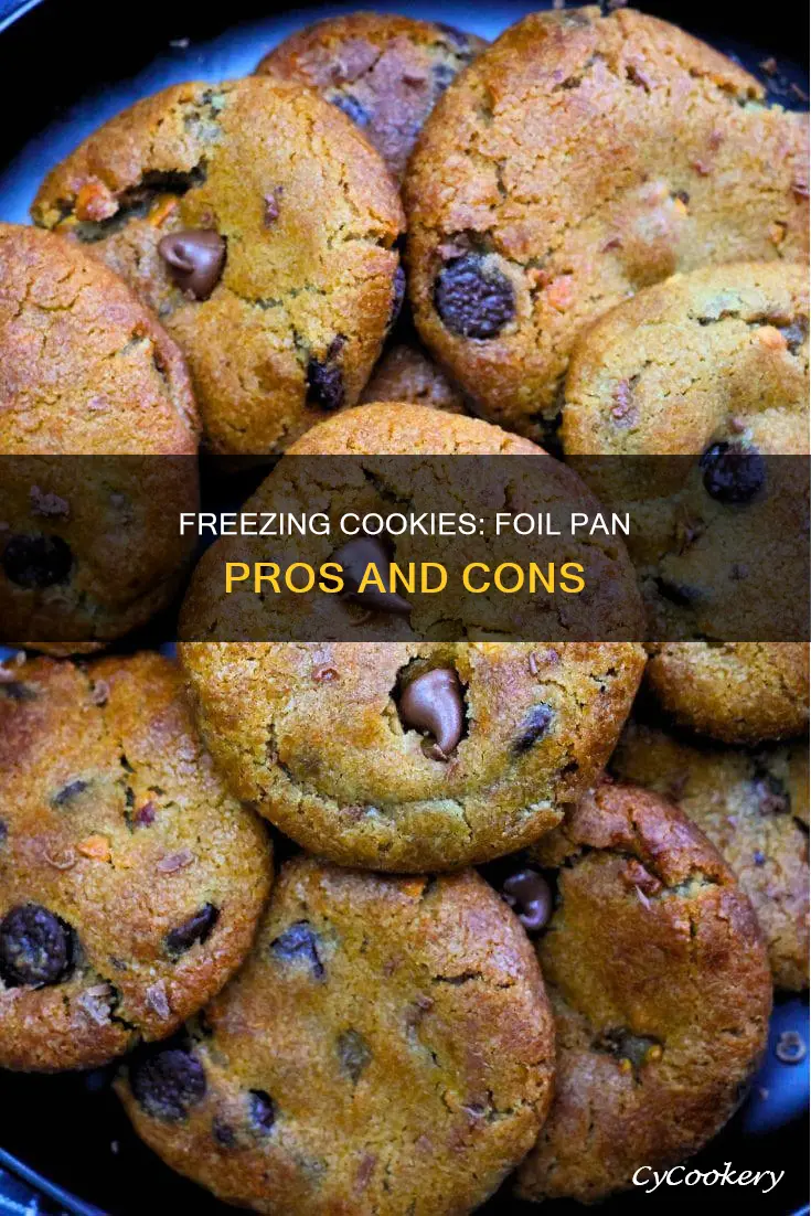can you freeze cookies in an aluminum foil pan