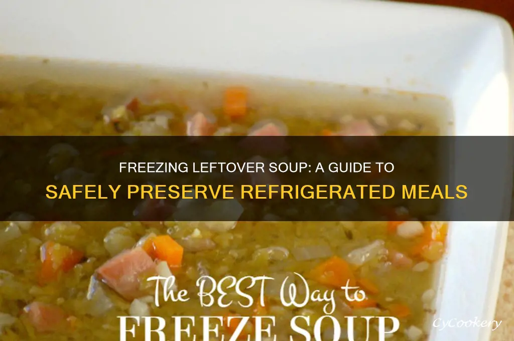 can you freeze leftover soup from refrigerator