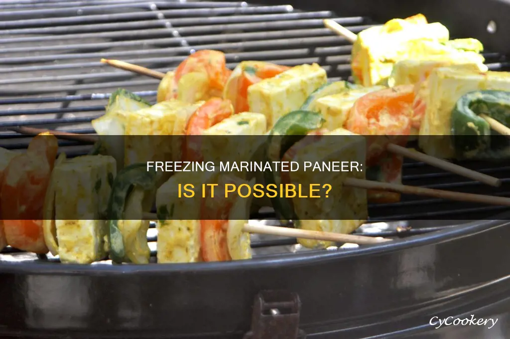 can you freeze marinated paneer