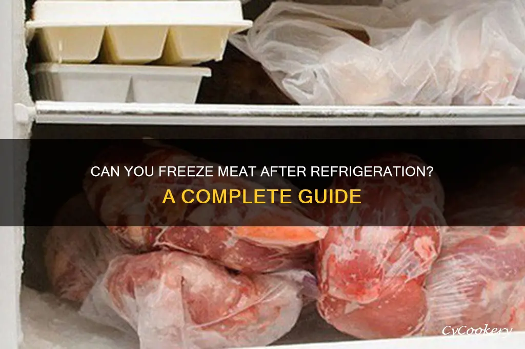 can you freeze meat after it