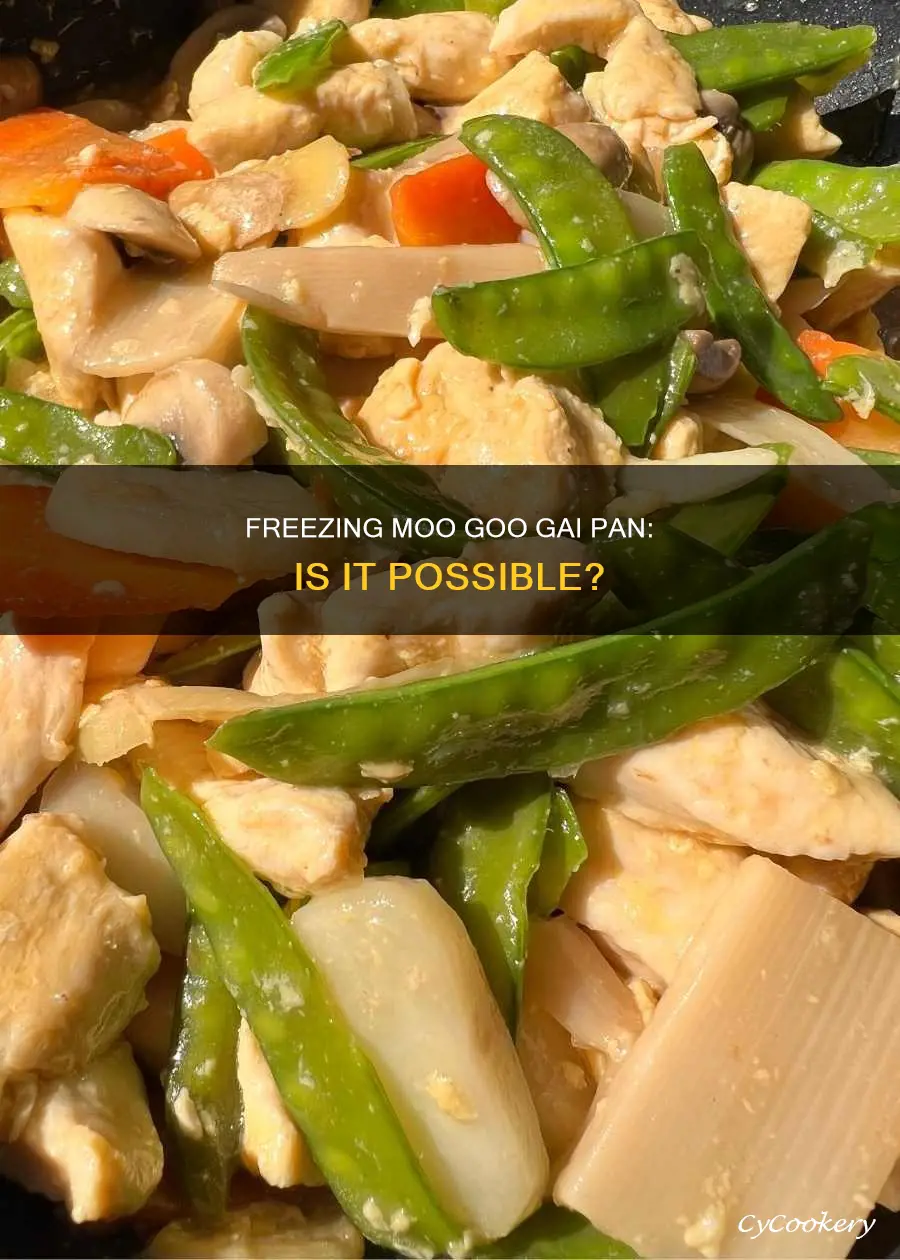 can you freeze moo goo gai pan
