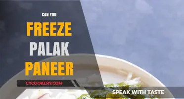 Freezing Palak Paneer: A Smart Way to Preserve the Dish