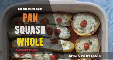 Freezing Patty Pan Squash: Whole or Sliced?