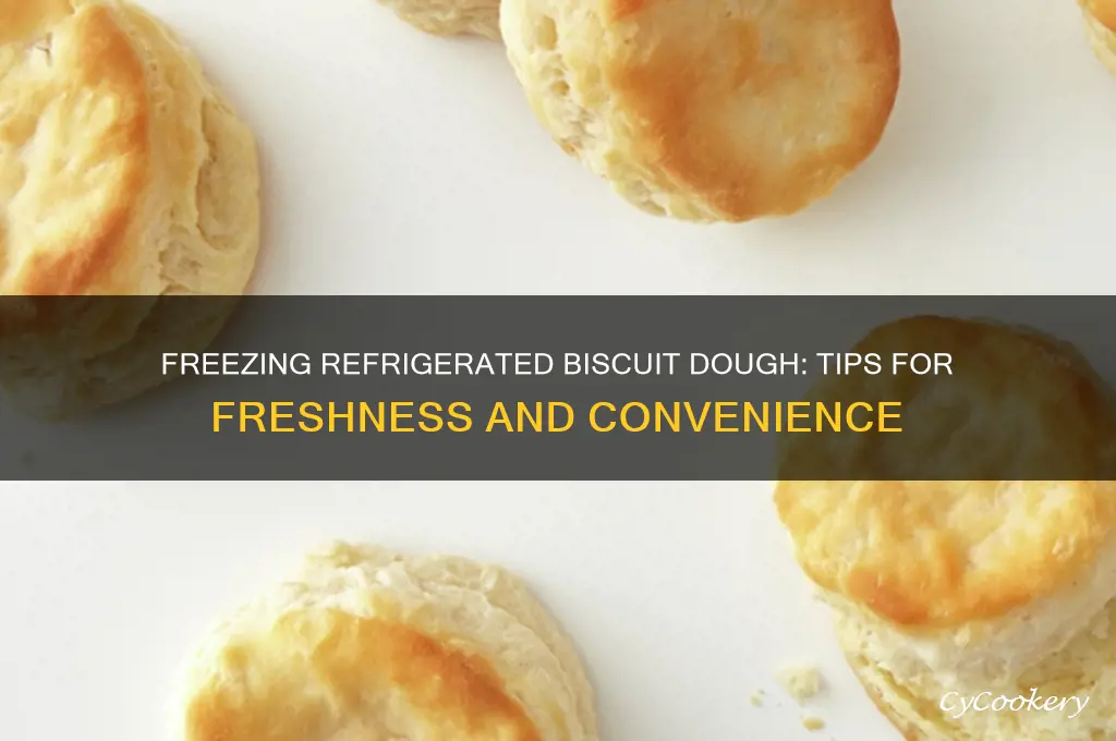can you freeze refrigerated biscuit dough