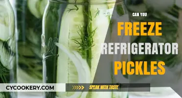 Freezing Refrigerator Pickles: A Guide to Preserving Your Crunchy Treats
