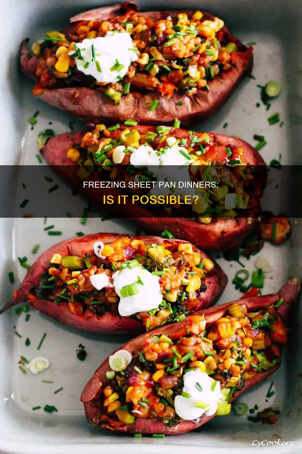 can you freeze sheet pan dinners